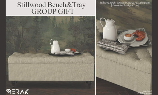 Group Gift Stillwood Bench & Tray at Merak
