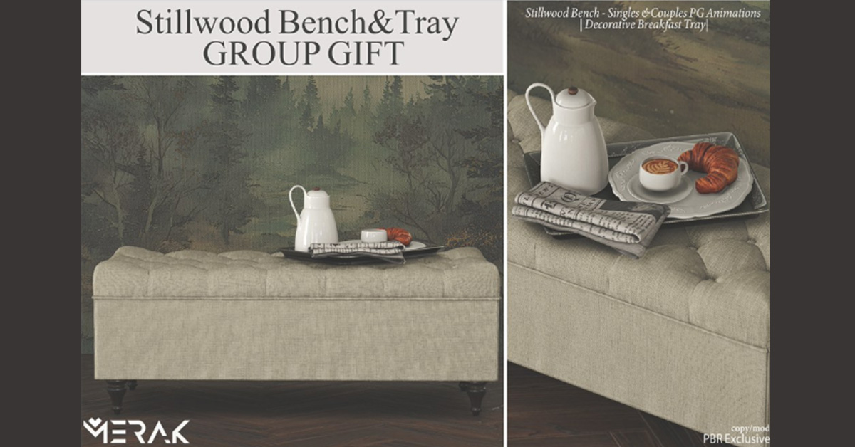 Group Gift Stillwood Bench & Tray at Merak