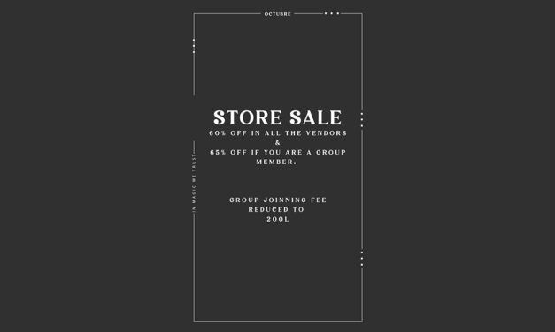 Magical 60% Off Mainstore Sale at Octubre!