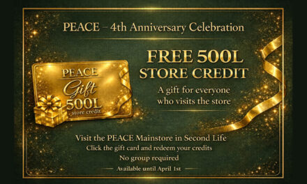 Gift 500L at Peace for 4th Anniversary!