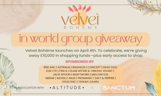 Velvet Boheme In-World Group Giveaway! 10,000L + Early Access