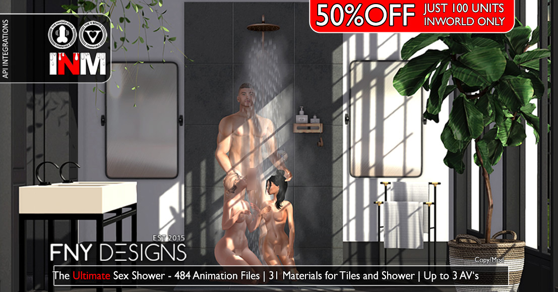 50% Off The Ultimate Sex Shower – FNY Designs Mainstore