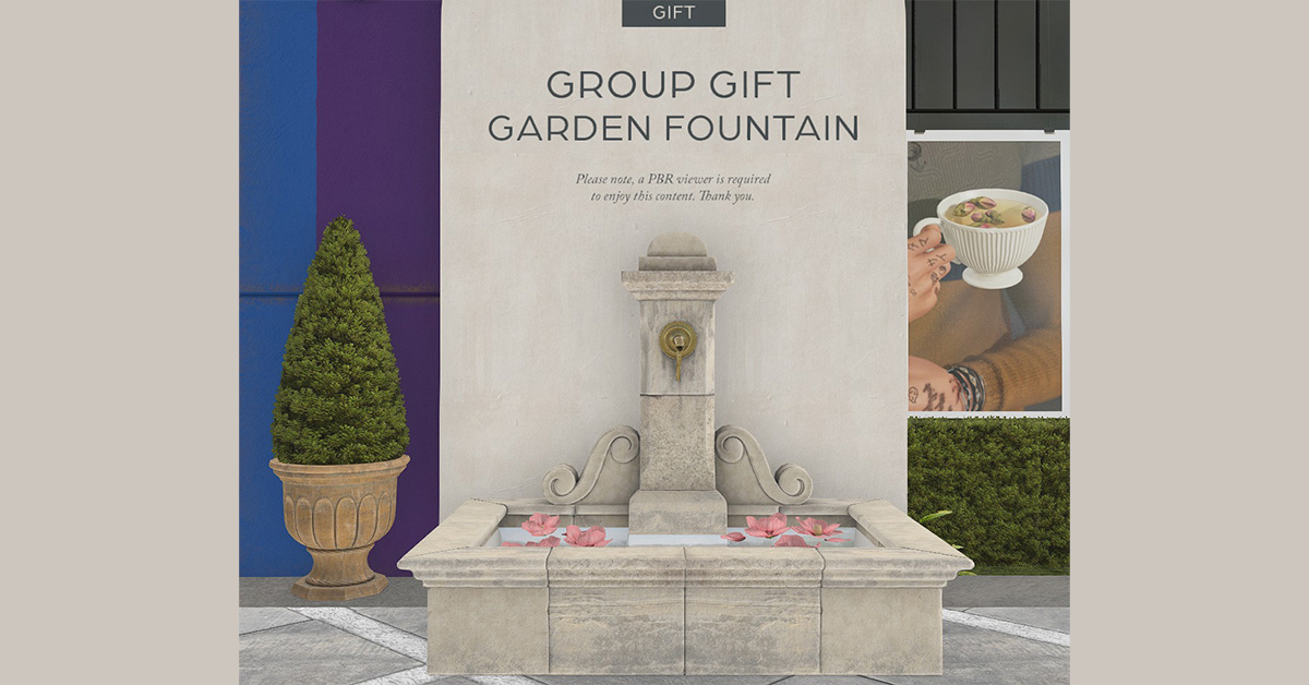 Apple Fall Group Gift Provence Garden Fountain