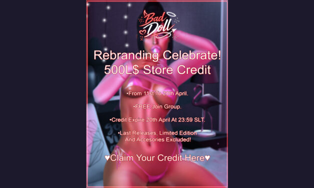 Bad Doll Group Gift – 500L$ Store Credit