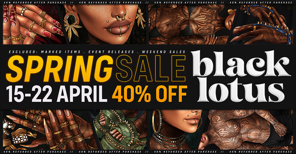 40% Off Spring Sale at Black Lotus