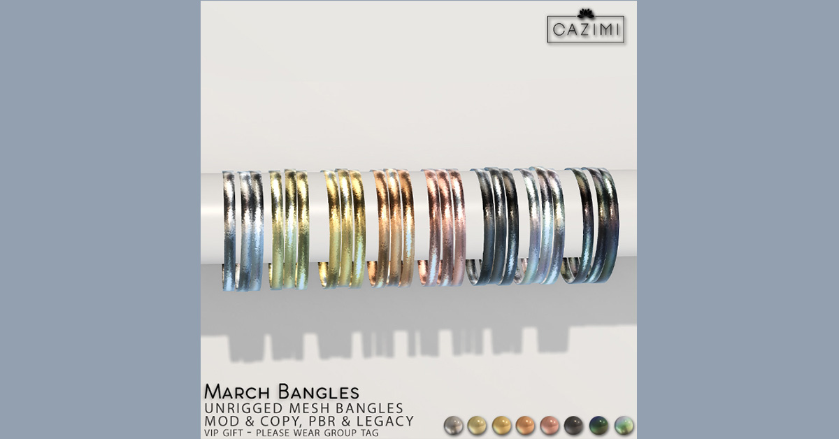 New Cazimi VIP Group Gift March Bangles