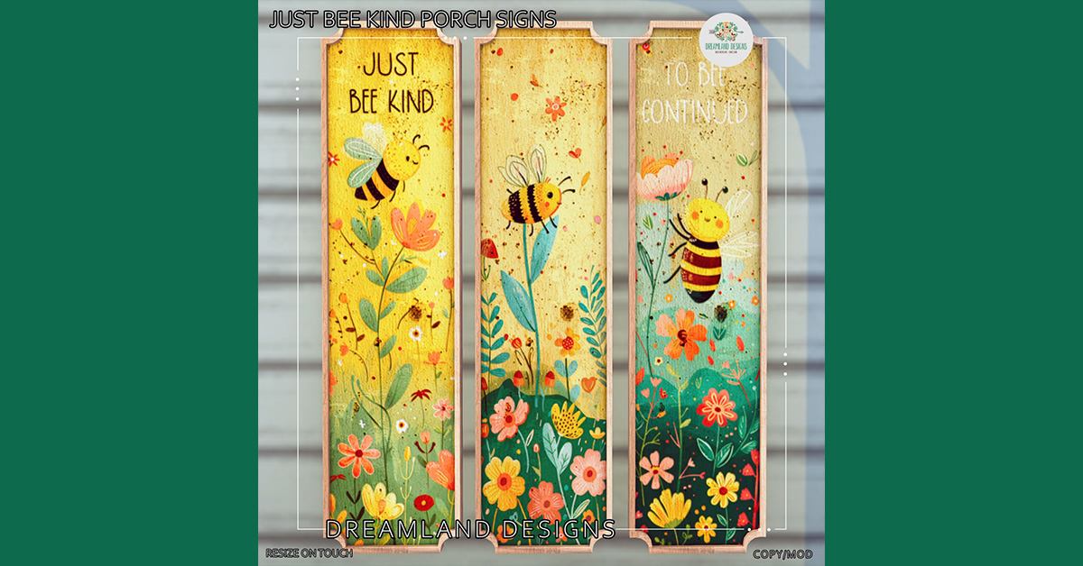 VIP Group Gift Just Bee Kind at Dreamland Designs