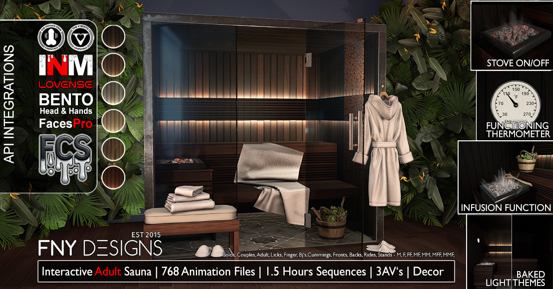 Heat Up Your Love Life – New Interactive Sauna at FNY Designs