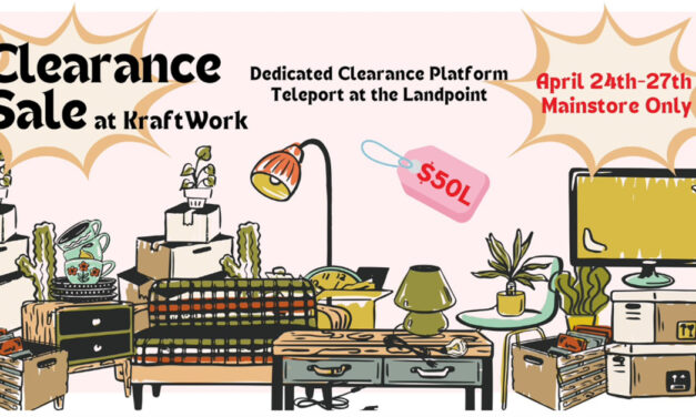 KraftWork Clearance Sale on Selected Items- Mainstore Only