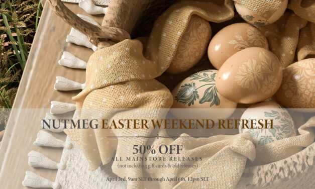 Nutmeg Easter Weekend Refresh – 50% Off Sale
