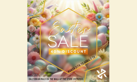 Easter Sale 40% Off on Entrance Wall Animals at Rezz Room