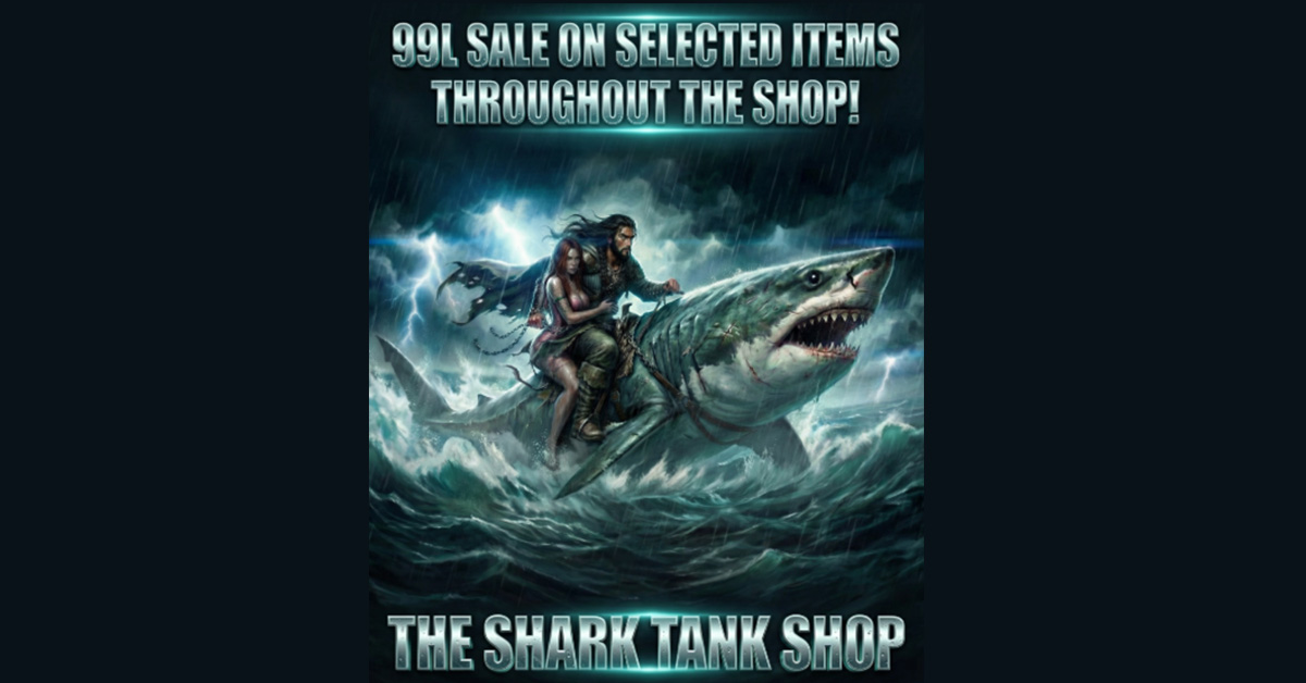 The Shark Tank Shop Sale – 99L on Selected Items