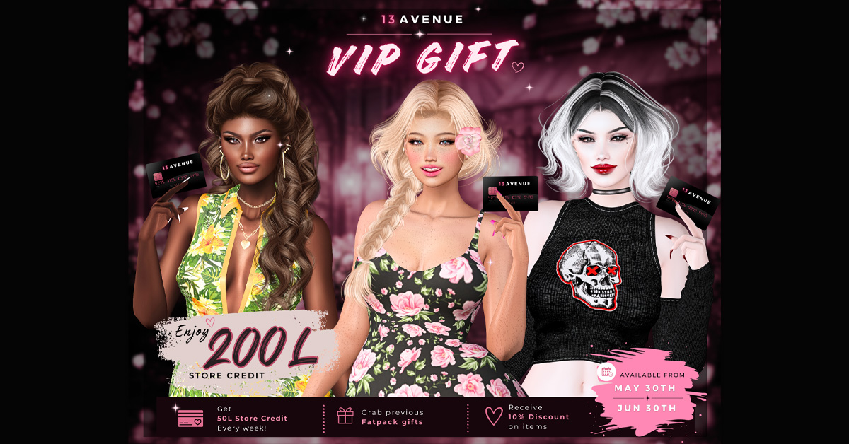 VIP Group Gift – 200L Store Credit at 13 Avenue