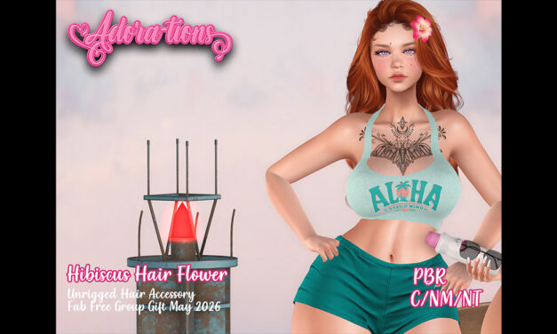 May Group Gift Hibiscus Hair Flower at Adora-tions