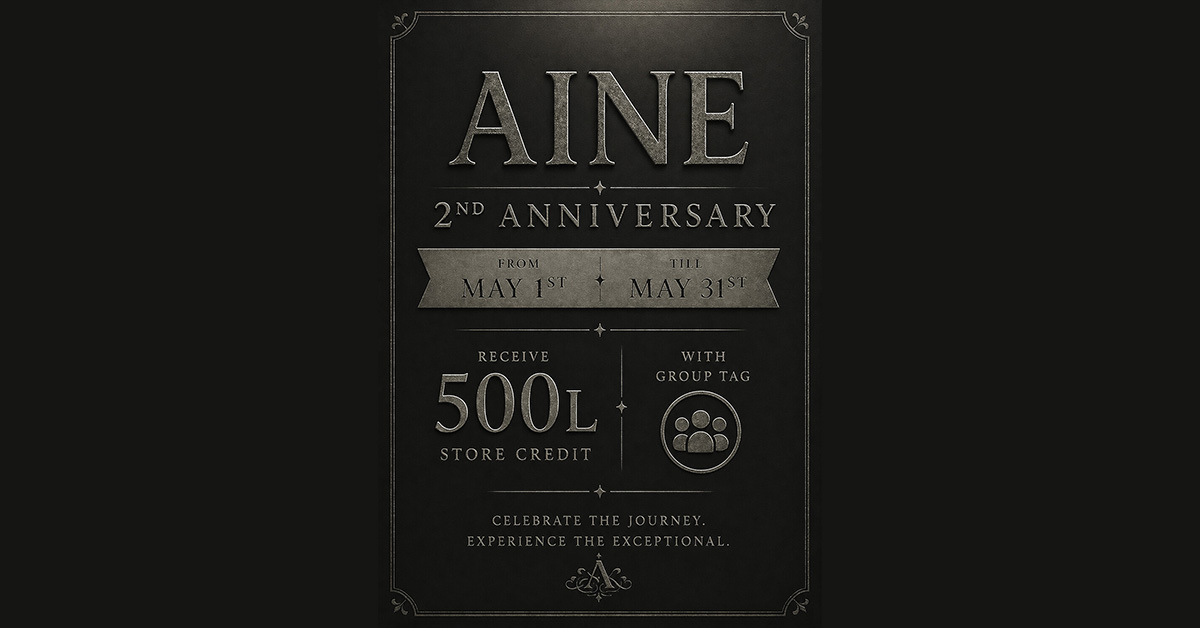 Celebrate Aine’s 2nd Anniversary with 500L Credit Group Gift