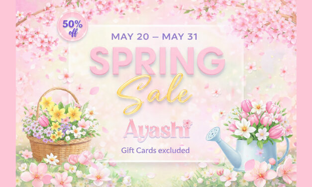 Spring Sale 50% Off Storewide at Ayashi
