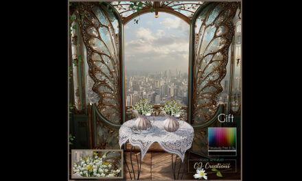 Group Gift CJ Creations – Lily of the Valley Vase & Table