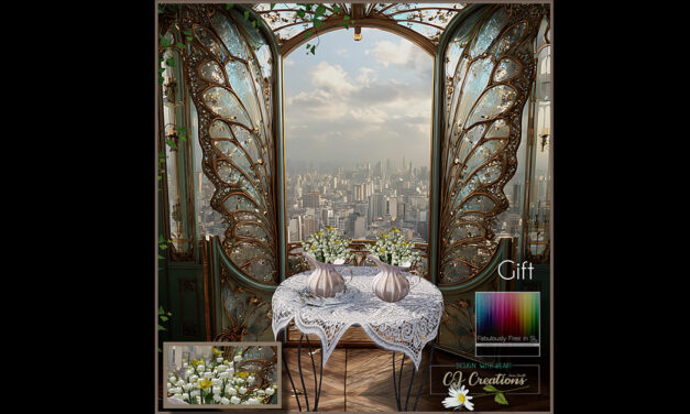 Group Gift CJ Creations – Lily of the Valley Vase & Table