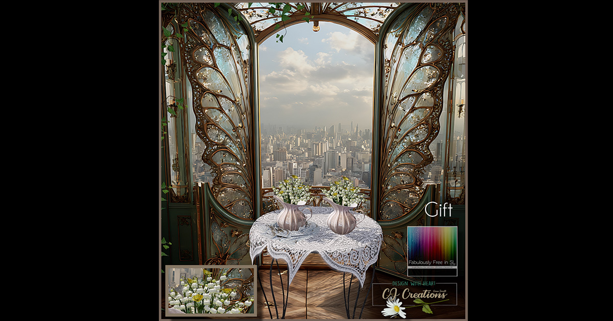 Group Gift CJ Creations – Lily of the Valley Vase & Table