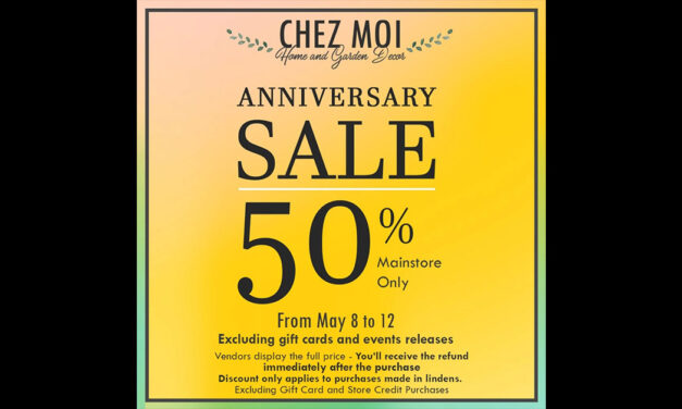 Chez Moi Anniversary Sale – 50% Off Storewide!