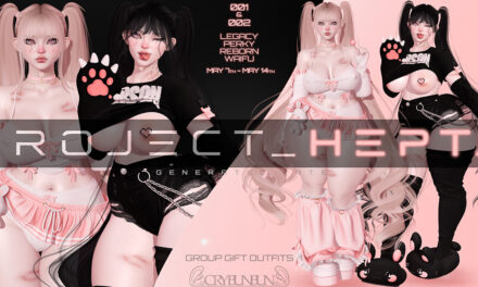 Project Hepta – 2 New Group Gifts 001 & 002 at CryBunBun