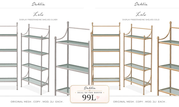 Dahlia Deal of the Month – Lola Freestanding Shelves Just 99L