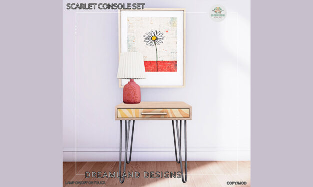Group Gift Scarlet Console at Dreamland Designs