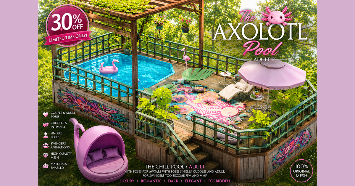 Dive into the Axolotl Pool with 30% Off at Evhah!