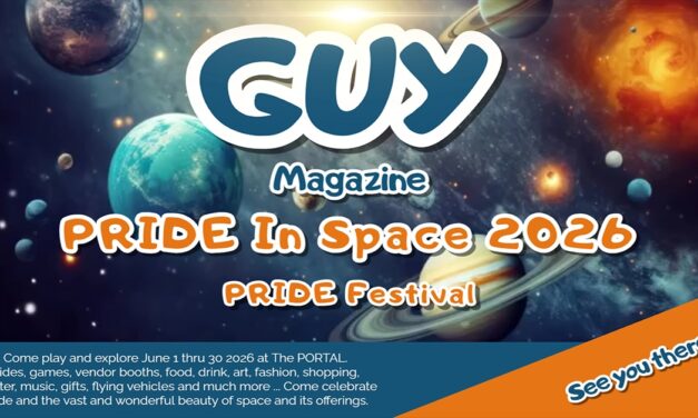 GUY Magazine PRIDE In Space 2026 – Beam Me Up!