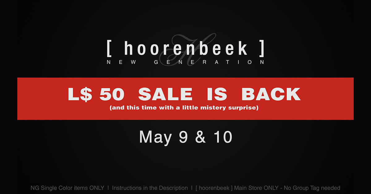 Weekend Sale Selected Items Just 50L at Hoorenbeek!