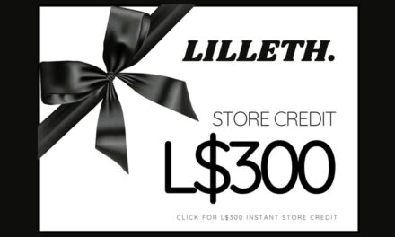 Lillith. Group Gift 300L Store Credit at New Bellisseria Satellite Store!