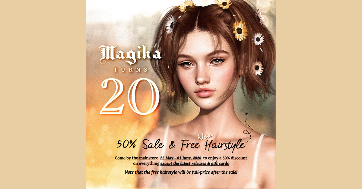 It’s Magika’s 20th Anniversary!  Celebrate with 50% Off