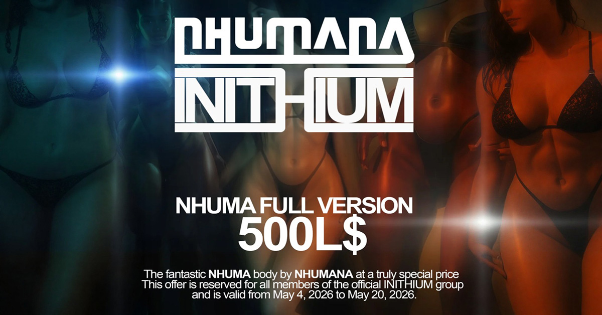 Group Sale on Nhuma Full Version Body just 500L at Inithium!