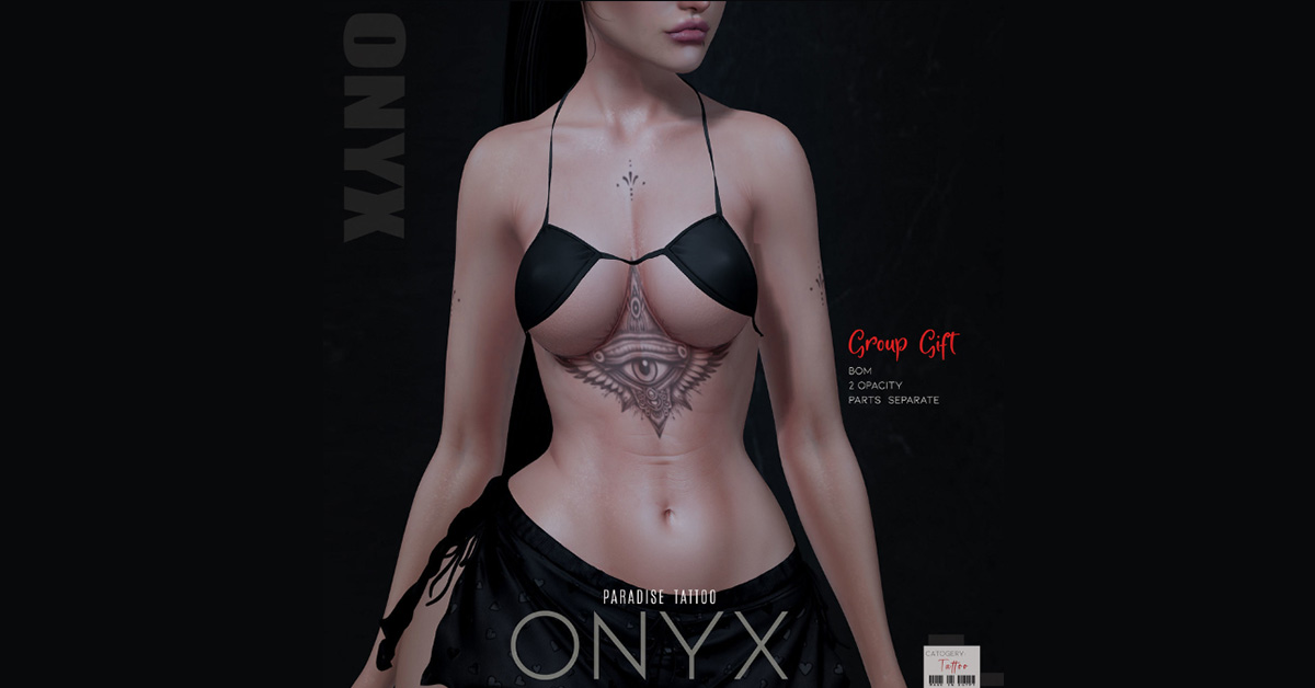 New Group Gift Paradise Tattoo at Onyx Store