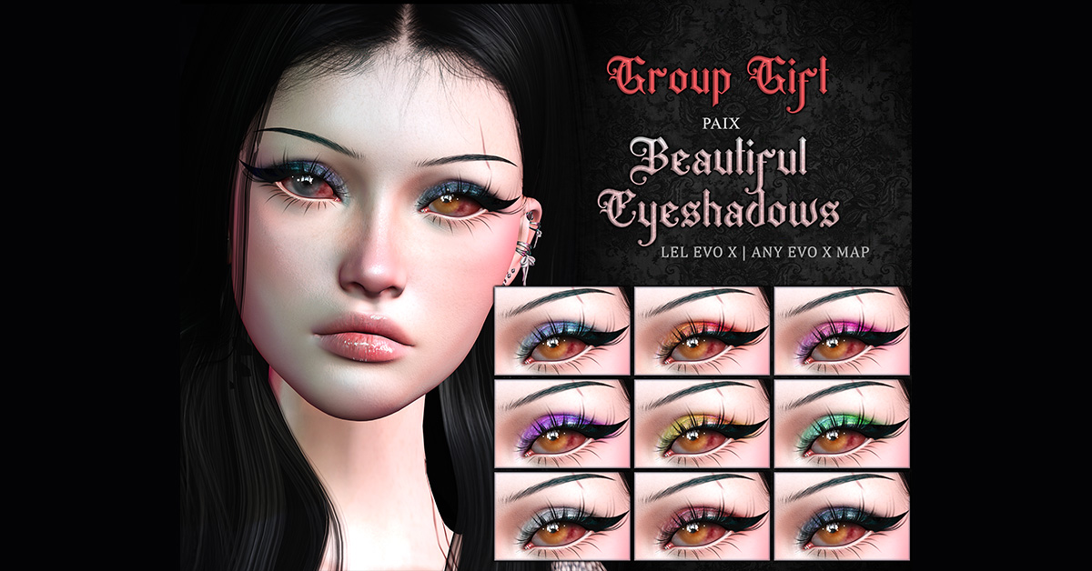 New Group Gift Beautiful Eyeshadows at Paix