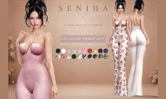 Group Gift Floral Romance Jumpsuit at Seniha