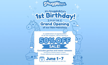 Snuggle&Co. 1st Birthday – 50% Off Sale and Grand Opening