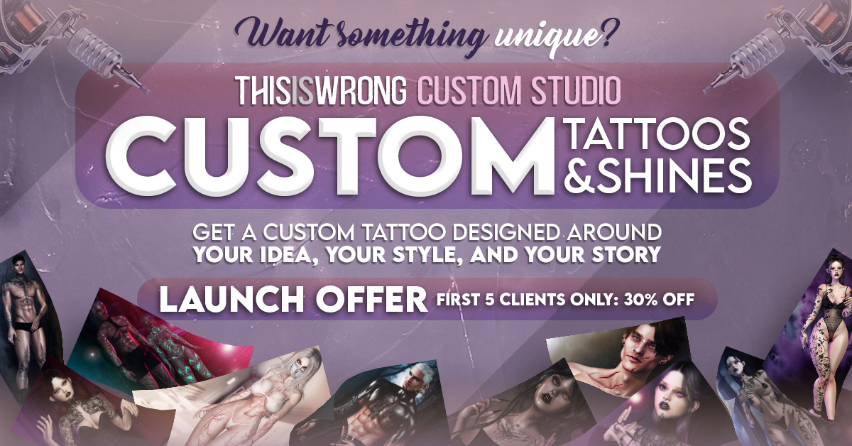 Limited Launch Sale – 30% Off Custom Tattoo Design at This Is Wrong