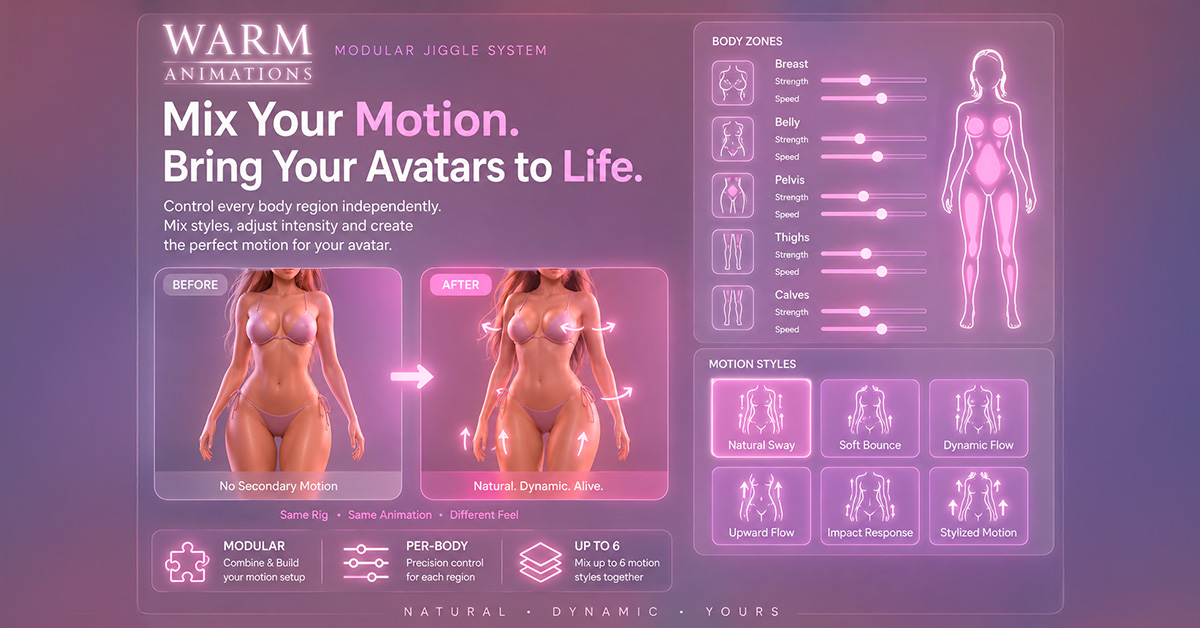 New – Warm Animations Modular Jiggle System