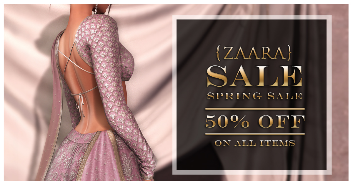 Zaara Spring Sale 50% Off Storewide