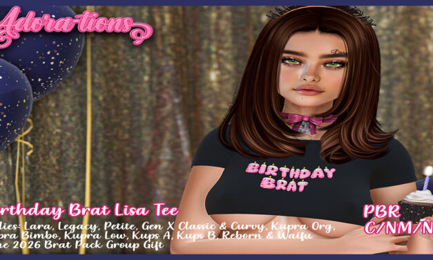 June Group Gift Birthday Brat Lisa Tee at Adora-tions