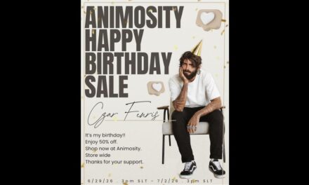 Happy Birthday 50% Off Sale at Animosity!
