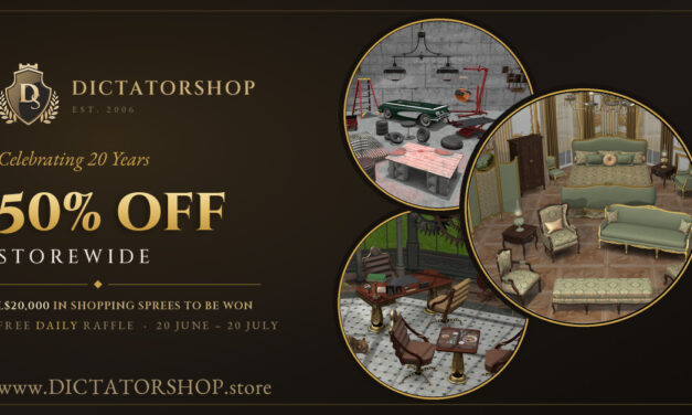 Dictatorshop 20 Year Anniversary Sale 50% Off!