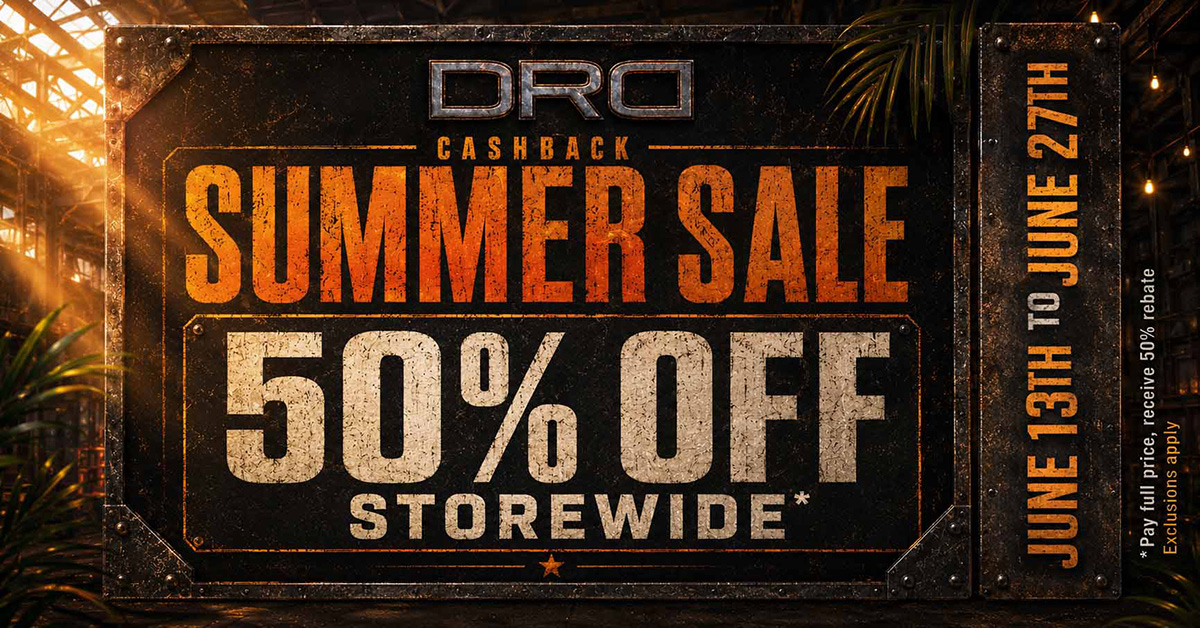 DRD Summer Sale – 50% Off Storewide