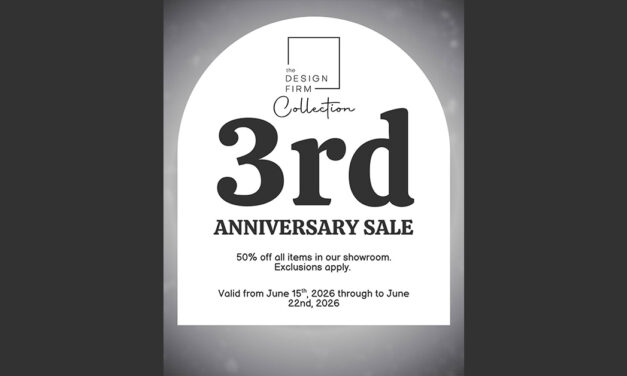 The Design Firm Collection 3rd Anniversary Sale – 50% Off!