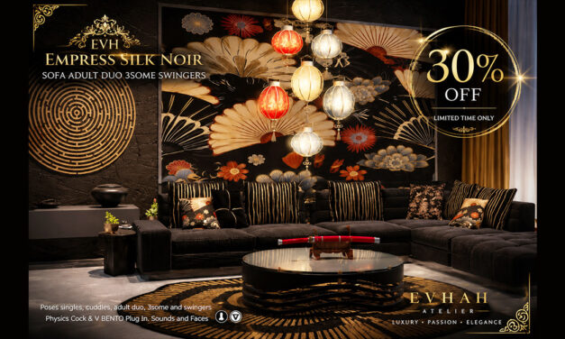 Empress Silk Noir Sofa 30% Off at Evhah