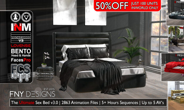 Limited Sale 50% Off The Ultimate Sex Bed 3.0 at FNY Designs Mainstore
