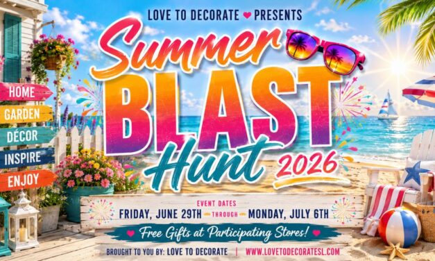 Glow Up Your Space with Love to Decorate: Summer Blast Hunt!