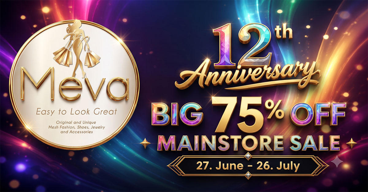 Don’t Miss the Meva 12th Anniversary 75% Off Mainstore Sale!
