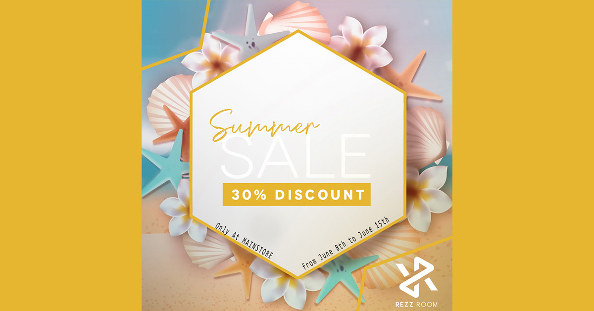 Summer Sale 30% Off Storewide at Rezz Room!